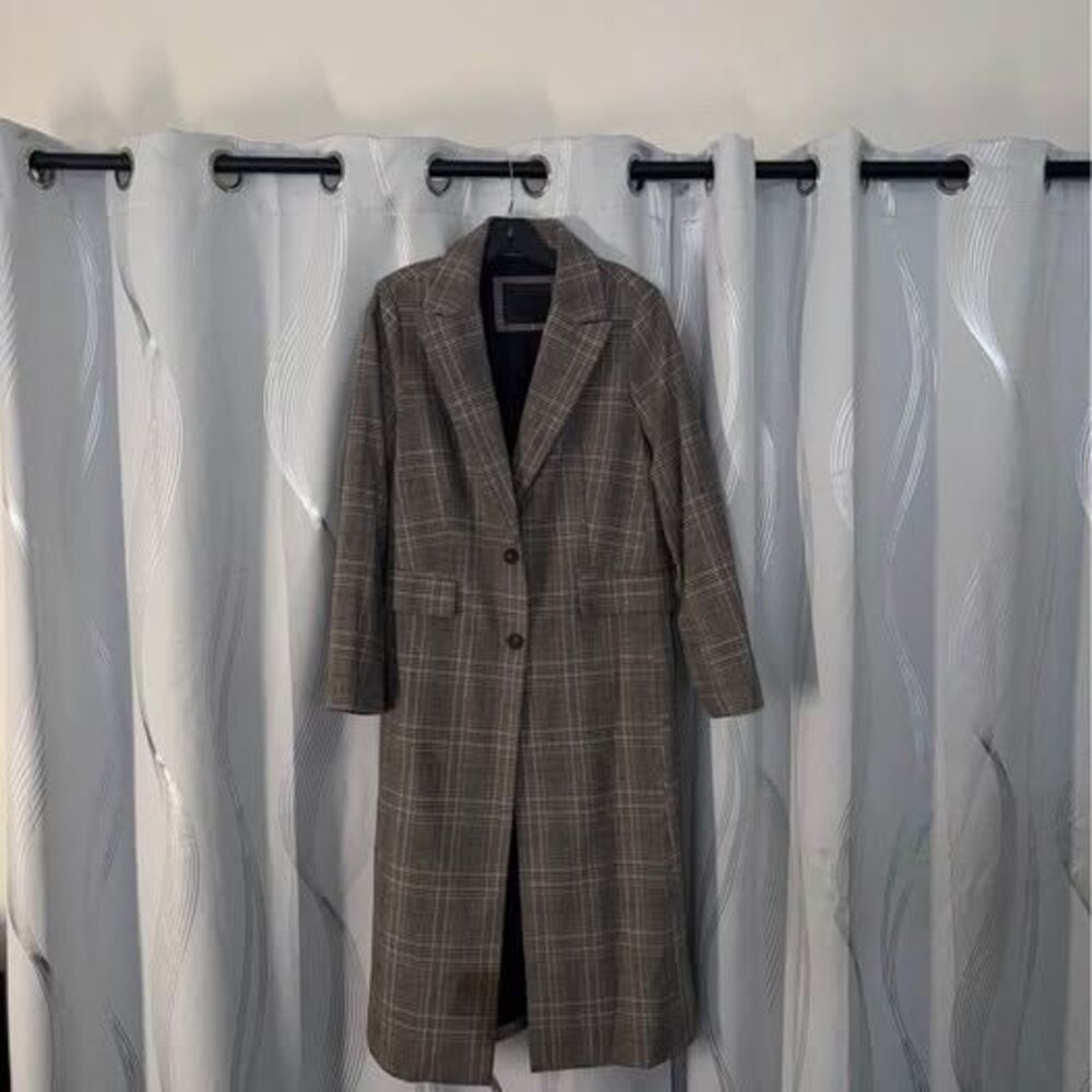 Levi Strauss & Co. Plaid Long Coat